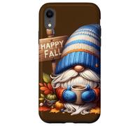 Happy Fall Coffee GNOME with Hot Cocoa Mug and Autumn Vibes Coque pour iPhone XR