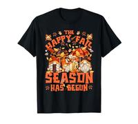 Happy Fall GNOME for Women with Pumpkin Spice Autumn Vibes T-Shirt