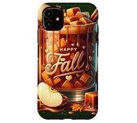 Happy Fall Hot Tea Graphic for Women Toffee Hot Chocolate Coque pour iPhone 11