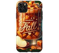 Happy Fall Hot Tea Graphic for Women Toffee Hot Chocolate Coque pour iPhone 11 Pro Max