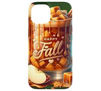 Happy Fall Hot Tea Graphic for Women Toffee Hot Chocolate Coque pour iPhone 15