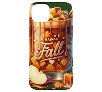 Happy Fall Hot Tea Graphic for Women Toffee Hot Chocolate Coque pour iPhone 15 Plus