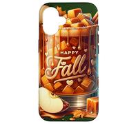 Happy Fall Hot Tea Graphic for Women Toffee Hot Chocolate Coque pour iPhone 16