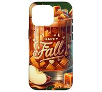 Happy Fall Hot Tea Graphic for Women Toffee Hot Chocolate Coque pour iPhone 16 Pro