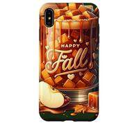Happy Fall Hot Tea Graphic for Women Toffee Hot Chocolate Coque pour iPhone XS Max
