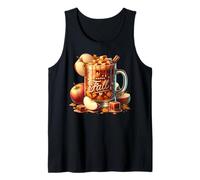 Happy Fall Hot Tea Graphic for Women Toffee Hot Chocolate Débardeur