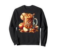 Happy Fall Hot Tea Graphic for Women Toffee Hot Chocolate Sweatshirt