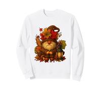 Happy Fall Nain Citrouille Automne Thanksgiving Homme Femme Sweatshirt