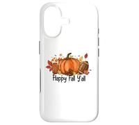 Happy Fall Y'all Citrouille Spice Latte Thanksgiving Fall Coque pour iPhone 17