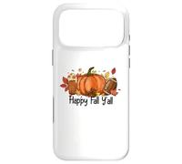 Happy Fall Y'all Citrouille Spice Latte Thanksgiving Fall Coque pour iPhone 17 Pro Max
