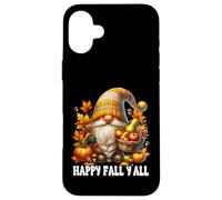Happy Fall Yall Cozy Autumn Stuff with Fall Pumpkin GNOME Coque pour iPhone 16 Plus
