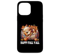 Happy Fall Yall Decor for Labrador Lover Cozy Autumn Vibes Coque pour iPhone 13 Pro Max
