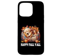 Happy Fall Yall Decor for Labrador Lover Cozy Autumn Vibes Coque pour iPhone 15 Pro Max