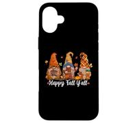 Happy Fall Y'all Gnomes - Épice Citrouille d'automne Thanksgiving Coque pour iPhone 16 Plus