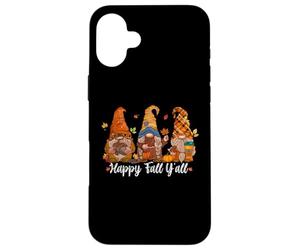 Happy Fall Y'all Gnomes - Épice Citrouille d'automne Thanksgiving Coque pour iPhone 16 Plus