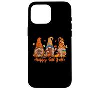 Happy Fall Y'all Gnomes - Épice Citrouille d'automne Thanksgiving Coque pour iPhone 16 Pro Max