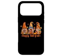 Happy Fall Y'all Gnomes - Épice Citrouille d'automne Thanksgiving Coque pour iPhone 17 Pro Max