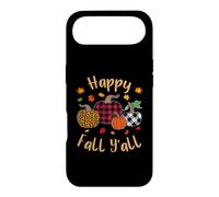 Happy Fall Y'all Léopard Citrouille Saison Automne Femmes Filles Coque pour iPhone Air