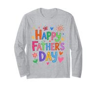 Happy Father's Day Funny Daughter Boy Kid Dessiné à la main Manche Longue