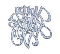 Happy Father's Day Metal Cutting Dies Stencil Scrapbooking Album Stamp Paper Card For Handmade Greeting Cards