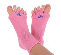 Happy Feet Chaussettes originales d'alignement des pieds avec Séparateur d'orteils ROSE S