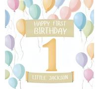 Happy First Birthday, Little Jackson (the perfect personalized first birthday book for little baby Jackson)