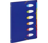 Happy Fluo Pp 5/10e 6 Keys A4 File Folder Blue