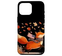 Happy Fox en Saison d'automne pour Les Amoureux de l'automne des États-Unis Coque pour iPhone 16 Pro Max