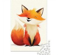 Happy Fox Illustration-2 Puzzle 1000 Pièces Educa Jouet en Bois Cadeau Unique Décoration Intérieure Jeu Éducatif Challenge Toy Adultes & Enfants des 14 Ans 52x38cm/1000pcs