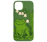 Happy Frog Nature Story Muguet Printemps Coque pour iPhone 14 Plus