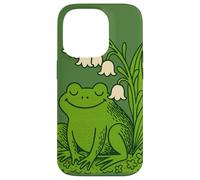 Happy Frog Nature Story Muguet Printemps Coque pour iPhone 14 Pro