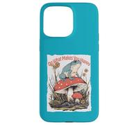 Happy Frog on Champignon Cottagecore Cute Toadstool Art Coque pour iPhone 15 Pro Max