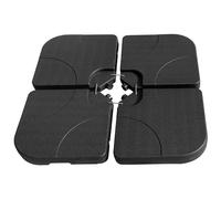 Happy Garden Dalles carrées Quiberon – Lot de 4 – Noir