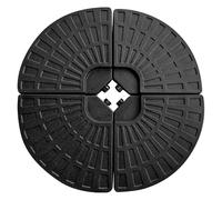 Lot De 4 Dalles Rondes Saint Malo Noir