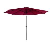 Parasol Droit Hapuna Rond 3,30m De Diamètre Fuchsia Rose