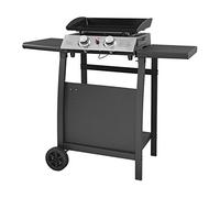 Happy Garden Plancha au gaz Mala - 2 brûleurs 5kW + Chariot