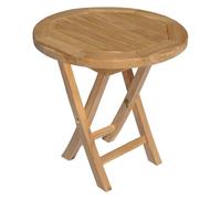 Happy Garden Table d'appoint Lombok ronde en teck 50 cm