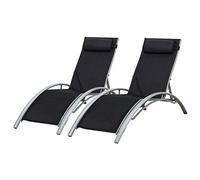 Happy Garden 1280NG chaise d'extérieur Noir