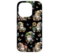 Happy Gardening Gnomes With Cute Butterflies For Summer Coque pour iPhone 14 Pro