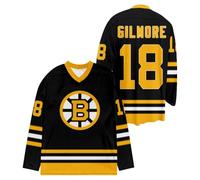 Happy Gilmore 2 Merch Cosplay Hockey Jersey T-Shirt - Unisexe Col V Manches Longues ou Courtes Streetwear pour les fans de cinéma, style 1, XS