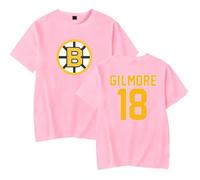 Happy Gilmore 2 Merch Graphic T-Shirt - T-shirt unisexe col rond à manches courtes en polyester décontracté streetwear pour les fans de films et de comédies, rose, 3XL