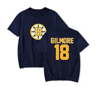 Happy Gilmore 2 Merch Graphic T-Shirt - T-shirt unisexe col rond à manches courtes en polyester décontracté streetwear pour les fans de films et de comédies, bleu marine, 3XL