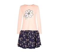 Happy Girls Kleid Robe décontractée, Rose Saumon, 116 cm Filles et Filles