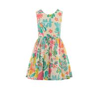 happy girls Robe beige / jaune / émeraude / pitaya, Taille 122