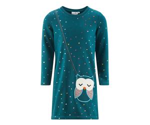 happy girls Robe bleu clair / or / émeraude / blanc, Taille 98-104