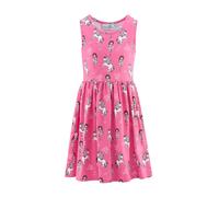 happy girls Robe bleu-gris / rose / noir / blanc, Taille 128