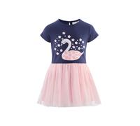 happy girls Robe bleu marine / rose clair / argent / blanc, Taille 110