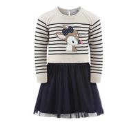 happy girls Set écru / bleu marine / umbra / blanc, Taille 68-74