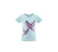 happy girls T-Shirt bleu clair / baie / rose, Taille 116