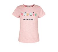 happy girls T-Shirt bleu marine / bleu ciel / rose / rose, Taille 140